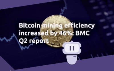 Bitcoin mining efficiency increased by 46%: BMC Q2 report